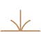Ekena Millwork Richland Timber Gable Bracket, Western Red Cedar, 108"W x 58"H x 1 1/2"D x 3 1/2"F, 13/12 Pitch GBW108X58X0204RIC00SWR - alternate 1